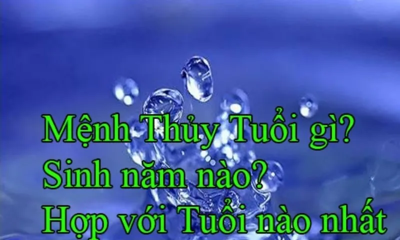 Mệnh Thủy Tuổi Gì?