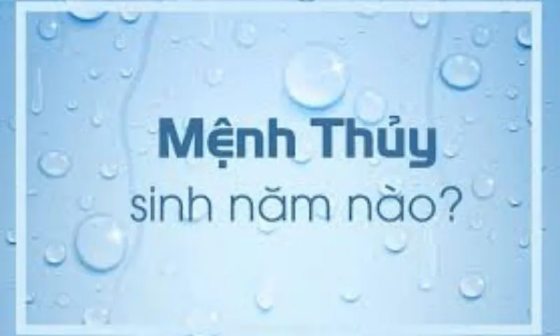 Các Dạng Mệnh Thủy và Ý Nghĩa Phong Thủy